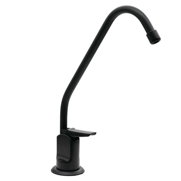 Westbrass D2031-NL-62 8" Touch-Flo Style Pure Cold Water Dispenser Faucet, Matte Black