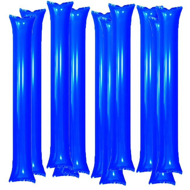 FAMULIA Stick Balloons, Cheering Goods, Balloons, Sticks, Games, Sports, Set of 30 (blue)