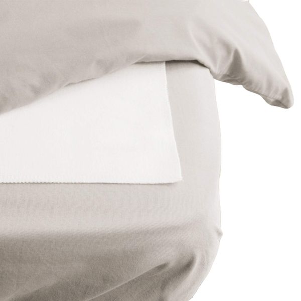 Hippychick Cotton Flat Waterproof Mattress Protector Double Bed Size 150 x 200 cm - Fully Waterproof Mattress Covers, Anti-Allergy, and Machine Washable For Premium Comfort And Ease