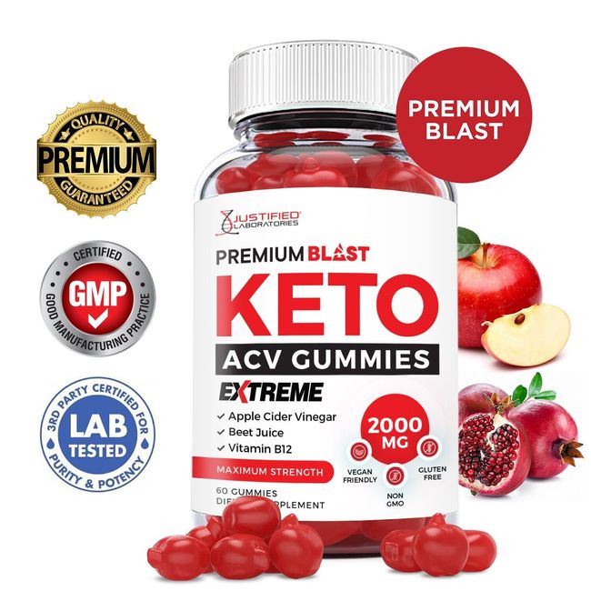 Premium Blast Keto Extreme ACV Gummies 2000MG Apple Cider Vinegar