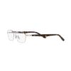 Ray-Ban RX6502D Prescription Glasses, BRUSHED SILVER FRAME / DEMO LENS LENS
