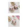 OWIEOW Hair Elastic Ring Knotless Inner Diameter 6 Piece Set Color Girls Hair Clip Ladies Ring Rubber Popular (Blue)