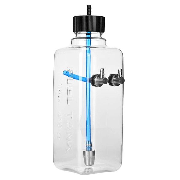 DEWIN RC Fuel Tank, Remote Control Model Accessory Parts, Transparent Plastic Oil Tank for RC Airplane (Capacity : 410ml)