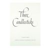 Three Candlesticks Luxury Writing Paper, 1 Pad, 40 Sheets, A4 - White