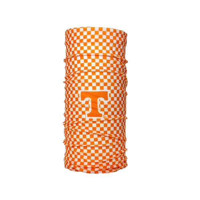 Tradition Scarves Tennessee Checkerboard Tube Scarf - UT Vols Bandana Headwear Ascot