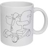 Azeeda 11oz (320ml) 'Mobility Scooter' Ceramic Mug/Cup (MG00015317)