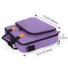 Luxja Embroidery Project Bag, Purple