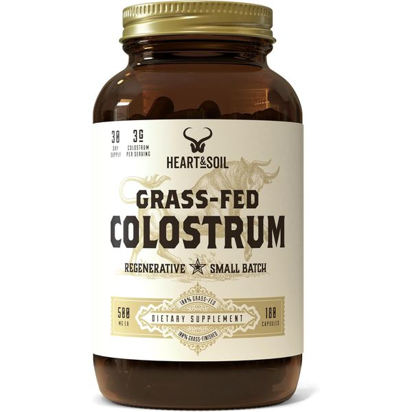 HEART & SOIL Grass-Fed Colostrum – Dietary Supplement for Skin Health &...