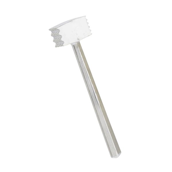 Takagi Meat Hammer, Silver Meat Tenderizer, Double-sided, For Different Use, Meat Hammer, Meat Hammer, Material: Aluminum Die Cast, Cooking Supplies, Takagi Takagi