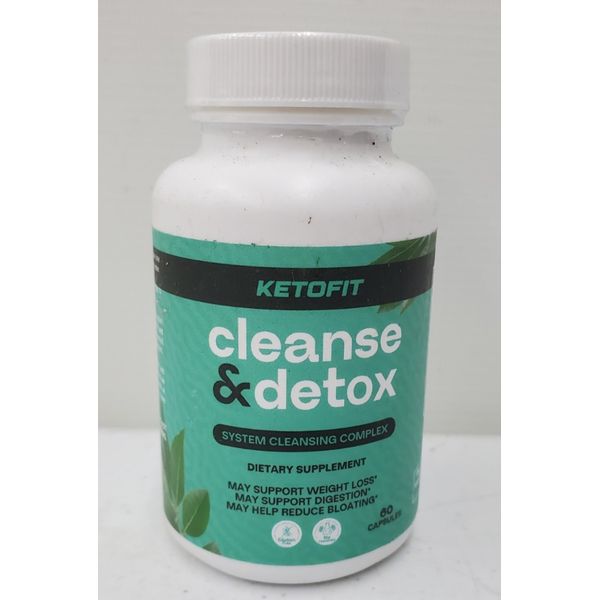 KETOFIT CLEANSE & DETOX DIETARY SUPPLEMENT 60 CAPSULES  EXP: 4/26