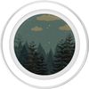 Elegant Dark green color Forest Green Pattern PopSockets MagSafe PopGrip for iPhone