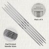 KnitPro 15 cm x 2.25 mm Nova Double Pointed Needles, Silver