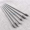 6pcs 1/4" Tungsten Carbide Burr Rotary Drill Bits Tools Cutter Files Set Shank