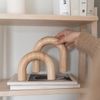 Wood Arch Decorative Objects - Suitable for Coffee Table Decor, Neutral Home Dec