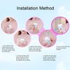 Cotton Thread Epilator Electric Cotton Thread Epilator Facial Epilator Hair Removal Machine Hair on Face & Chin[Pink]