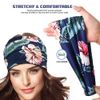 Fashband Leopard Headbands Boho Wide Headscarf Elastic Yoga Hair Bands Knot Turban Head Wraps for Women and Girls (Pack of 3)