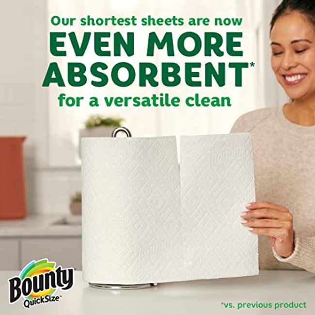 Bounty Select-A-Size Paper Towels, White, 8 Double Plus Rolls = 20 Regular  Rolls