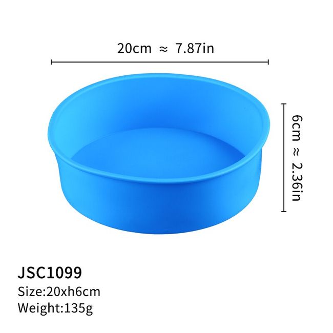 Round Silicone Cake Mold 4 6 8 Inch Silicone Mould Baking Forms