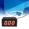 Hall Ammeter Current, DC Ammeter with Hall Sensor LED Digital Display 50A High Accuracy Current Gauge for Vehicles