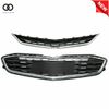 Front Bumper Upper Lower Grille For Chevy Malibu 2016-2018 Honeycomb Mesh Grill