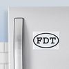 CafePress FDT Oval Rectangle Magnet (10 Pack) Rectangle Magnet, 2"x3" Refrigerator Magnet (10 pack)