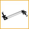 Partuto 1pair 75mm 2.95" Adjust Car Bumper Splitter Support Rod Silver Tone Replacement