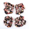 Japanese Pattern Crepe Scrunchie (Small Chrysanthemum)