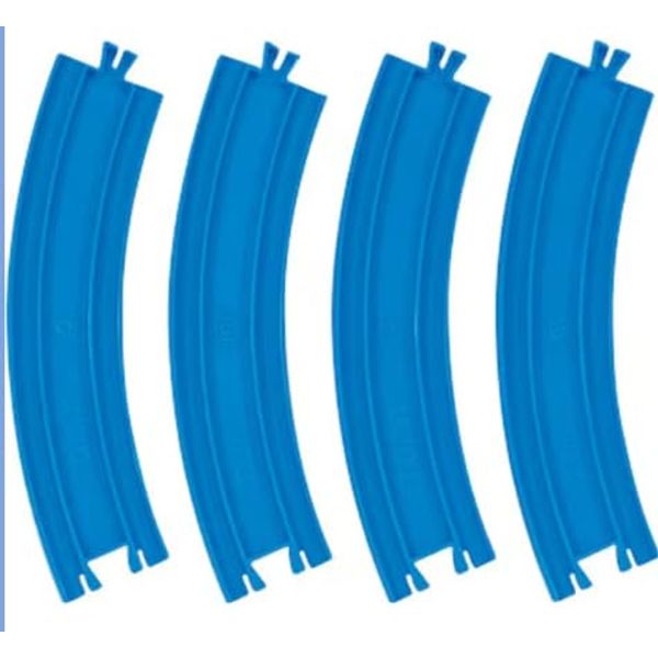 R-03 Plastic Rail Curved Rail (Set of 3) (1 Bag, 4 Pieces)