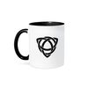 3dRose, Trinity Celtic Knot In Black, 11oz Two-Tone Black Mug
