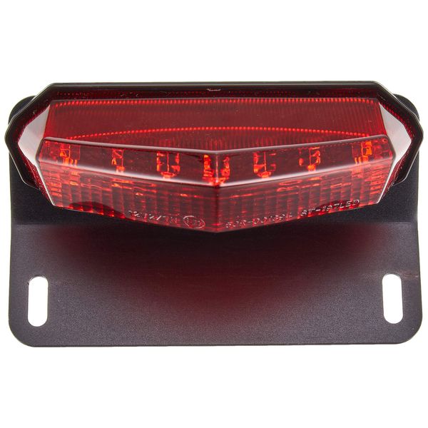 POSH 090147-90 Motorcycle Accessories Acute LED Tail Lamp Universal Red