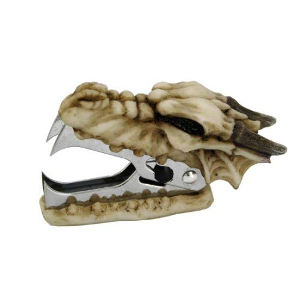 Pacific Giftware Novelty Archaic Bone Dragon Staple Remover Office Desktop Stationery 3.25 Inch L