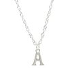 Bluebubble ALPHABET A-Z Initial Charm Necklace Gift Boxed (Letter A)