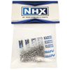 NHX RC M2 x 8mm Scale Hexagon Stainless Screw Kit for Beadlock Ring 100pcs