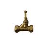 15mm Stopcock Valve - Brass Compression Stop Cock/Tap BS1010