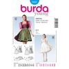 Burda Style Sewing Pattern B7057 Misses' Folklore Dress