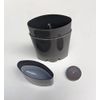 Ozone Layer Deodorant (6) Brown Plastic Deodorant Containers - New & Empty 2.5 Oz, BPA Free, Twist-up, Bottom-Fill, Classic Oval Shape, 1.0 Count