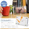 kashiwise Acrylic Frame Grooved 3 Layer Display Case Card Stand