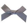 100 x 7mm Mini Satin Ribbon Bows - Assorted or Single Colour Pack (Silver Grey)
