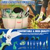 12Pc Garden Tools Set kit Trowel Transplanter Weeder Hand Rake Cultivator Pruner