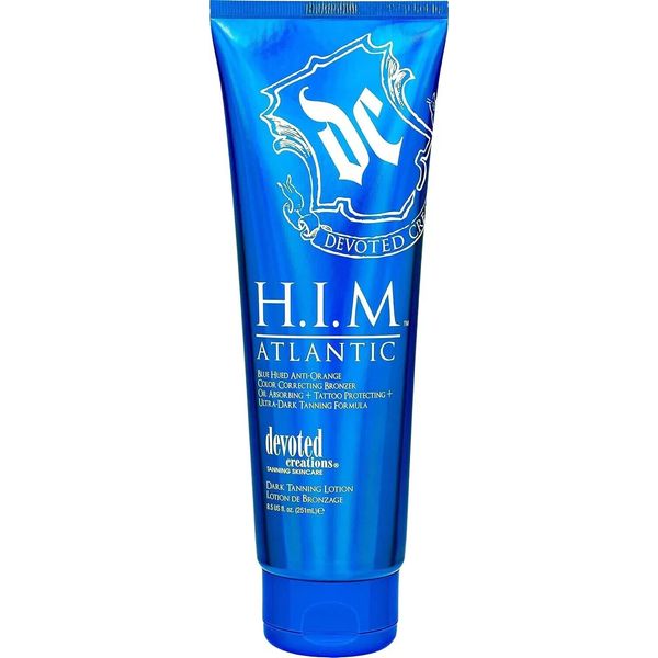 Devoted Creations H.I.M. ATLANTIC Anti-Orange Bronzer Tattoo Protect Tan Lotion