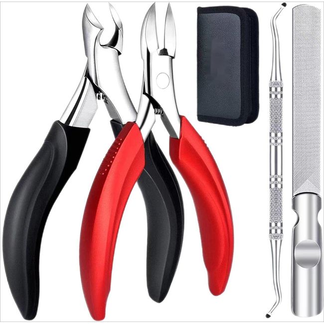 Toe Nail Clippers for Thick Nails,Large Toenail Clippers for Ingrown  Toenails or Thick Nails for Man Women Seniors Nail Clippers with Stainless  Steel