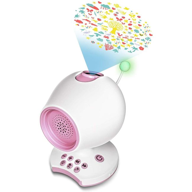 Baby Night Light Projector Sleeping Therapy White Noise w/20 Nature Sounds  PINK