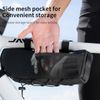 TOSUOD Bike Frame Bag - 3 Multi-Position Straps Secure Mount, Full-Side Zipper Quick Access, 2L Scratchproof Storage, Universal Fit