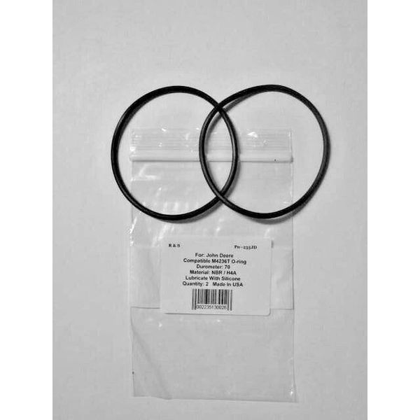 2 Compatible John Deere M4236T O-rings / R&S 235JD / NBR H4A Material