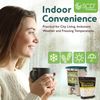 All Seasons Indoor Composter Starter Kit – 5 Gallon Tan Compost Bin for Kitchen 