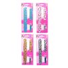 3 Piece Emery Board & Nail Clipper Set by Lizzy® (Pink Glitter)