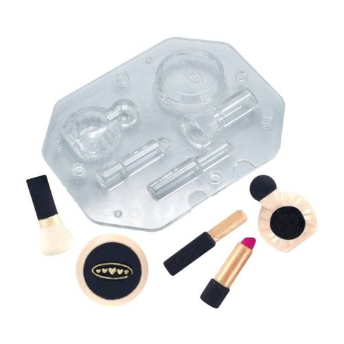 TUKE 8.7'' Makeup Tools Polycarbonate DIY 3D Cosmetics Chocolate Mold Stereo Lipstick Mascara Candy Jelly Mold Baking Cake Decorating Tools
