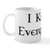 CafePress I Know Everything Mug 11 oz (325 ml) Ceramic Coffee Mug