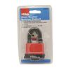 Hilka Tools 70808050 50mm Weather Resistant Padlock, Red