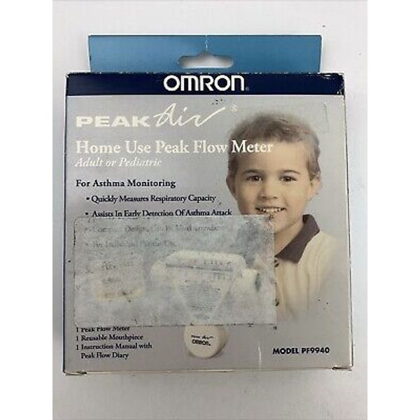 OMRON Peak Air Home Use Flow Meter Asthma Monitor Adult Or Pediatric